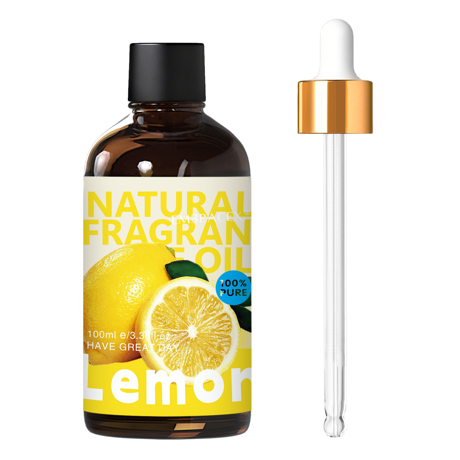 Candle Supplies Essential Oils - น้ำมันหอมระเหยเลมอน 100 มล. น้ำมันปรับอากาศในรถยนต์, อุปกรณ์ในรถยนต์, สำหรับเครื่องกระจายกลิ่น,