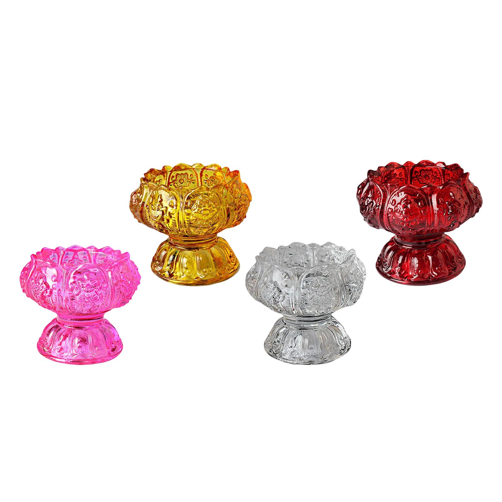 Candle Glass Supplies - ที่วางเทียนสำหรับอุปกรณ์พุทธศาสนา ห้องรับแขก งานแต่งงาน ดินเนอร์สุดโรแมนติก บ้าน