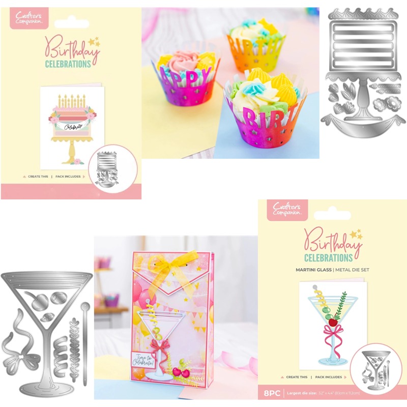 Candle Glass Supplies - แม่พิมพ์แก้วมาร์ตินี่และแม่พิมพ์ตัดโลหะสำหรับงาน DIY สมุดภาพ ทำการ์ด ตกแต่ง อุปกรณ์งานฝีมือ