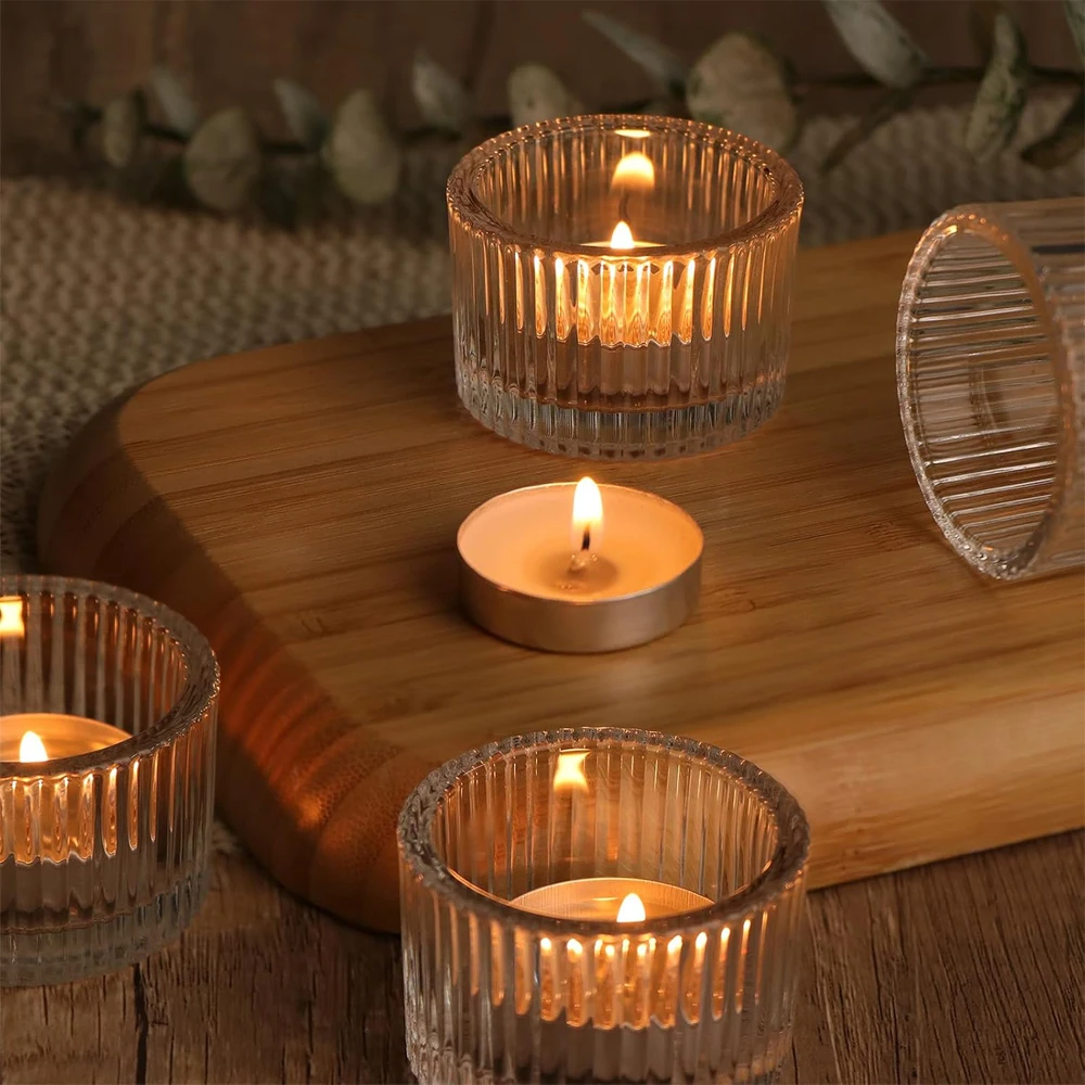 ที่วางเทียนทีไลท์แบบใส 6/12 ชิ - Candle Glass Supplies บทวิจารณ์และราคา