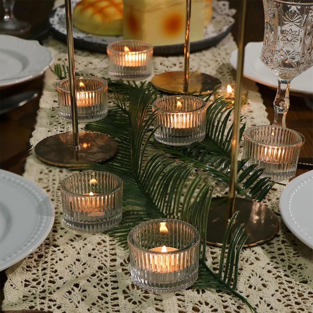 ที่วางเทียนทีไลท์แบบใส 6/12 ชิ - Candle Glass Supplies บทวิจารณ์และราคา