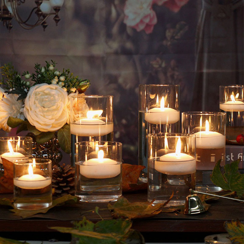 1 ชิ้นล้างกระบอกเชิงเทียนแก้วล - Candle Glass Supplies บทวิจารณ์และราคา