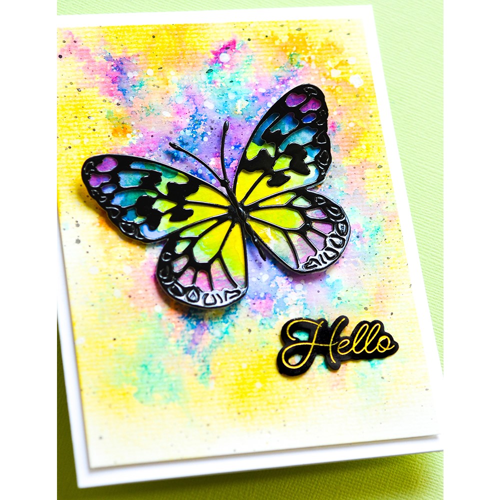 Stained Glass ผีเสื้อตัดโลหะตา - Candle Glass Supplies บทวิจารณ์และราคา