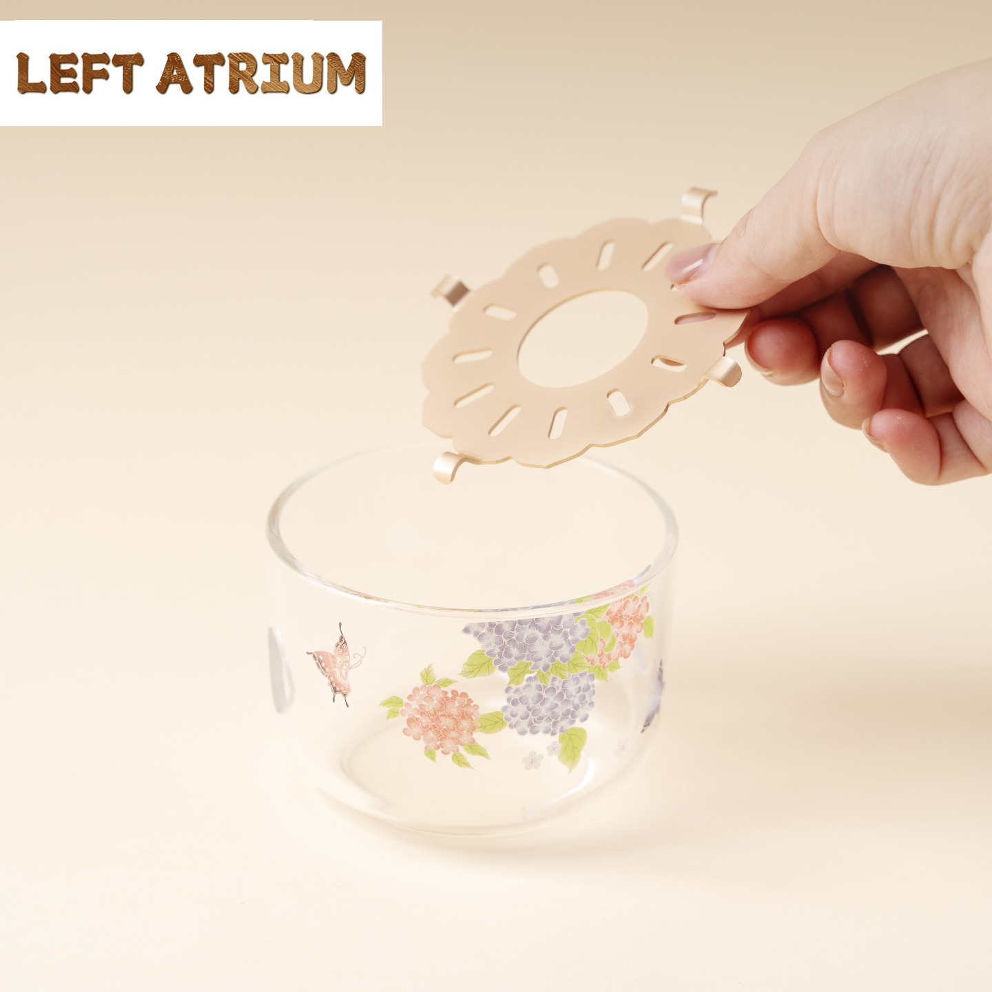 ที่อุ่นชาแก้วทรงผีเสื้อไฮเดรนเ - Candle Glass Supplies บทวิจารณ์และราคา