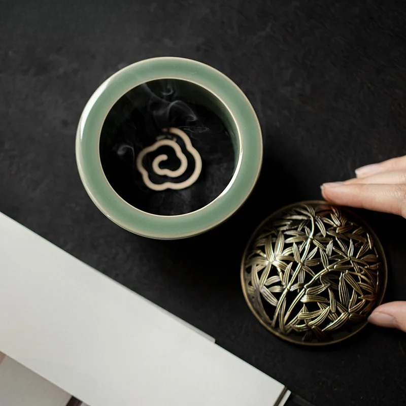 ที่วางธูปเซลาดอน Yue Kiln ดีไซ - Candle Glass Supplies บทวิจารณ์และราคา