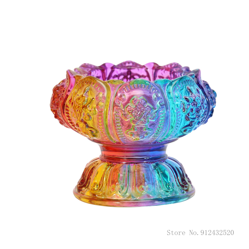 สีสัน Lucky สูงฟุตโคมไฟ,Lotus  - Candle Glass Supplies บทวิจารณ์และราคา