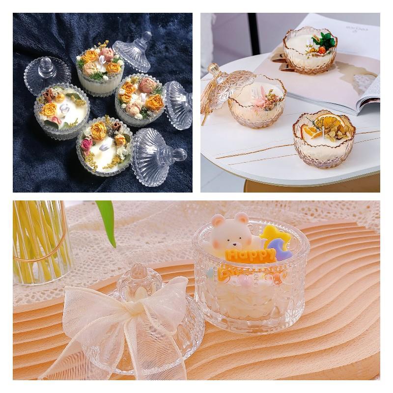 แก้วฝรั่งเศส Aromatic เทียน Di - Candle Glass Supplies บทวิจารณ์และราคา