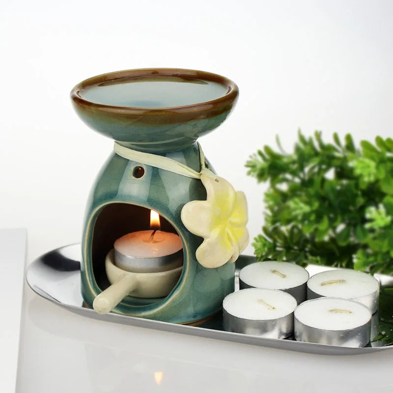 เตาเผาน้ำมันหอมระเหยเซรามิกพร้ - Candle Supplies Essential Oils บทวิจารณ์และราคา
