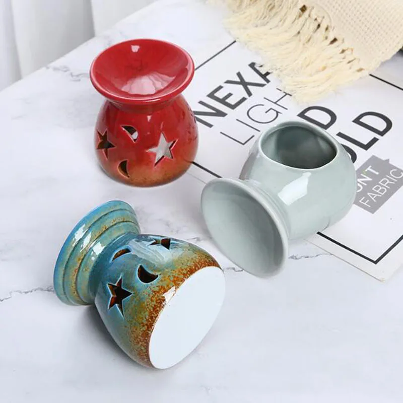 เตาเผาเซรามิกทรงดาวพระจันทร์กล - Candle Supplies Essential Oils บทวิจารณ์และราคา