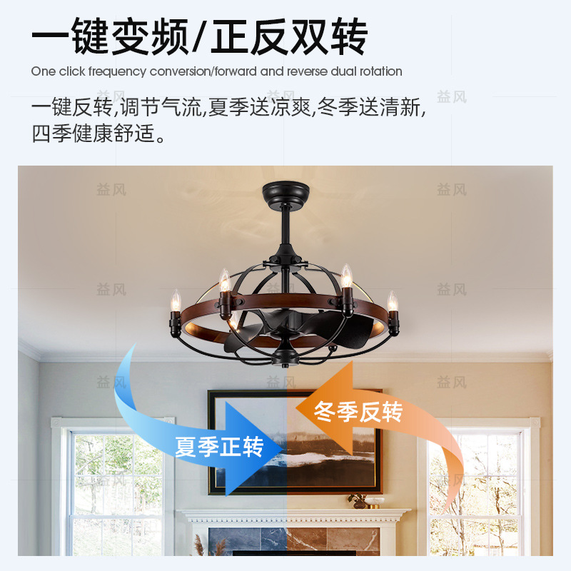 โคมไฟพัดลมเพดานสีดำสไตล์อเมริก - Candle Glass Supplies บทวิจารณ์และราคา