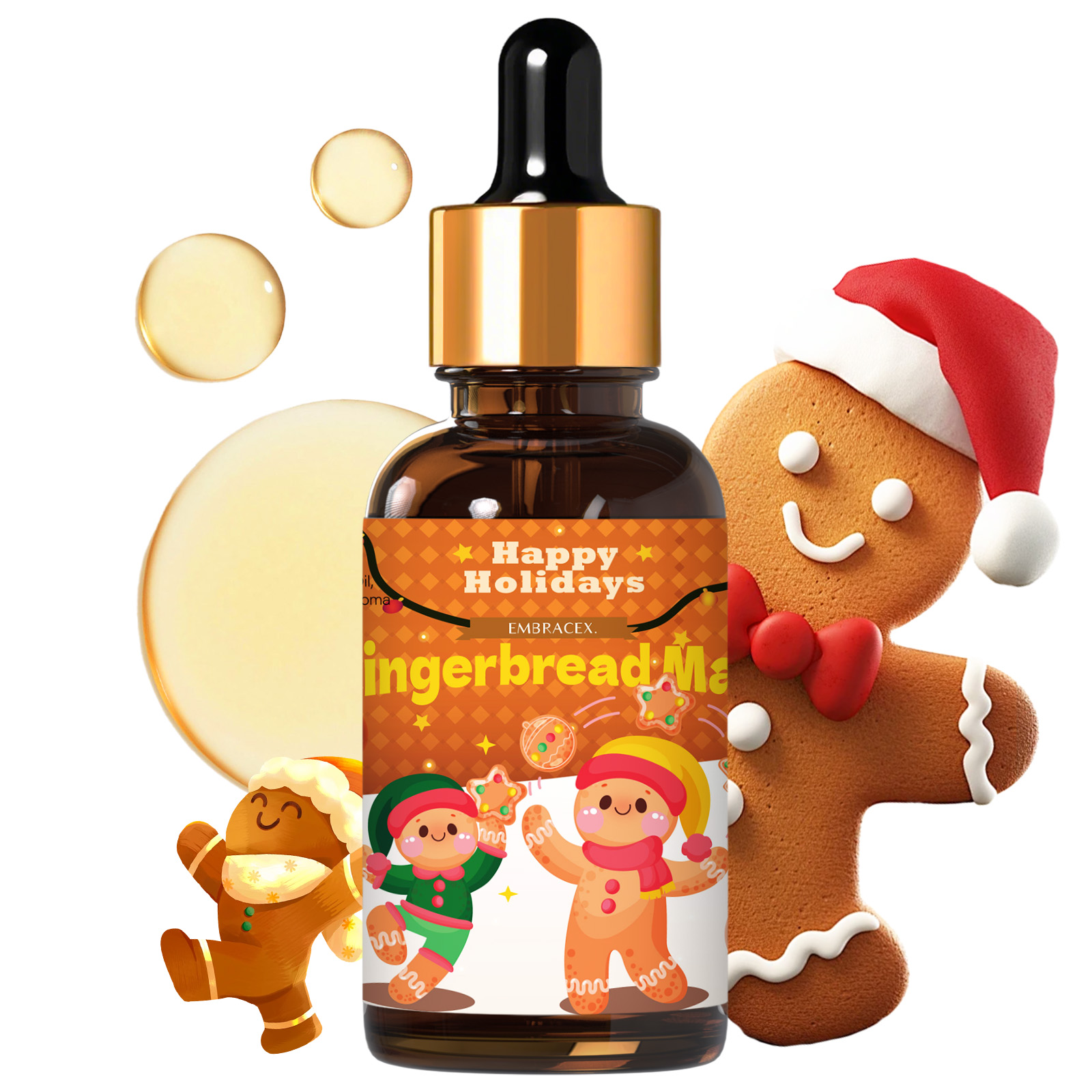 น้ำมันหอมระเหยรูปคนขนมปังขิง 3 - Candle Supplies Essential Oils บทวิจารณ์และราคา