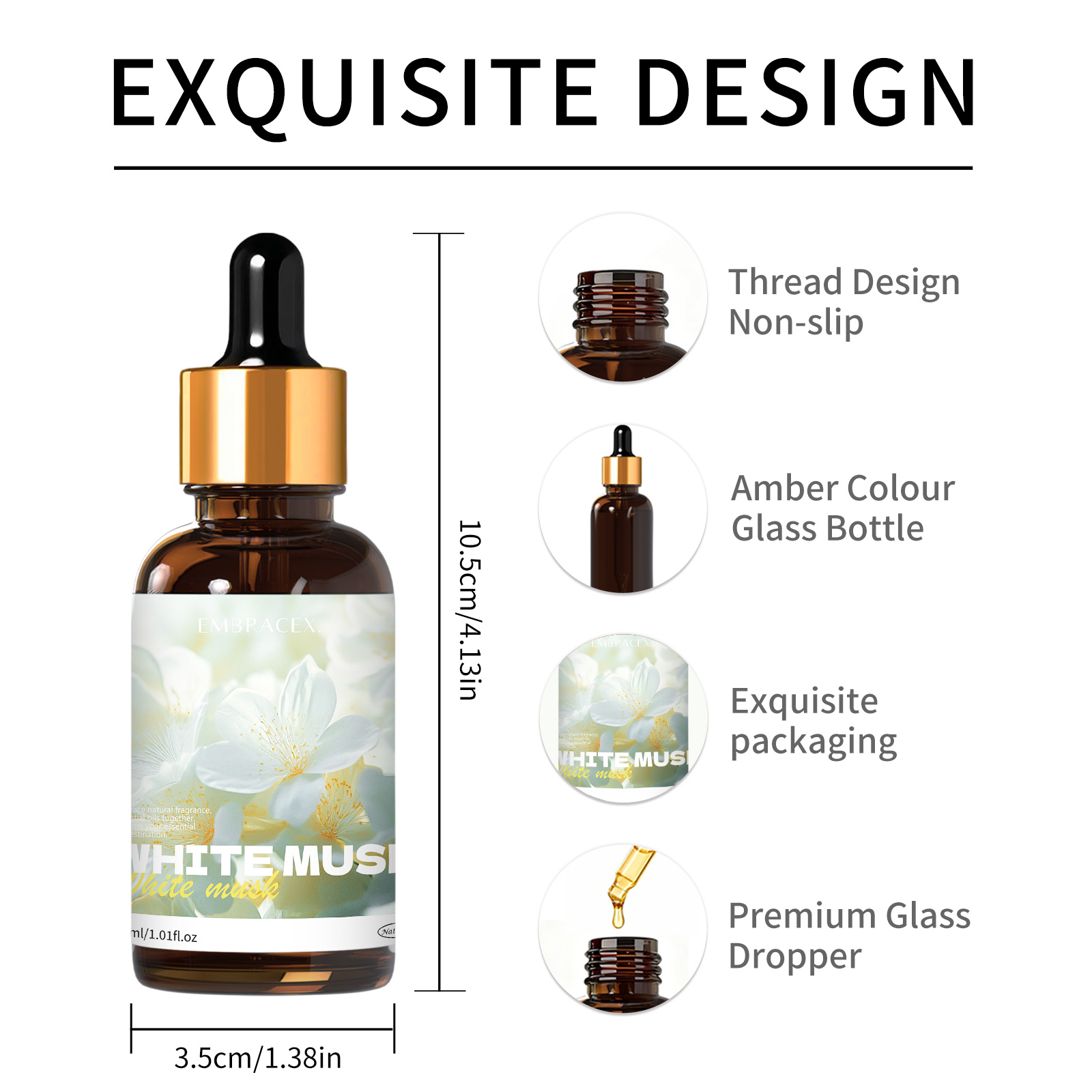 น้ำมันหอมระเหยไวท์มัสค์ 30 มล. - Candle Supplies Essential Oils บทวิจารณ์และราคา